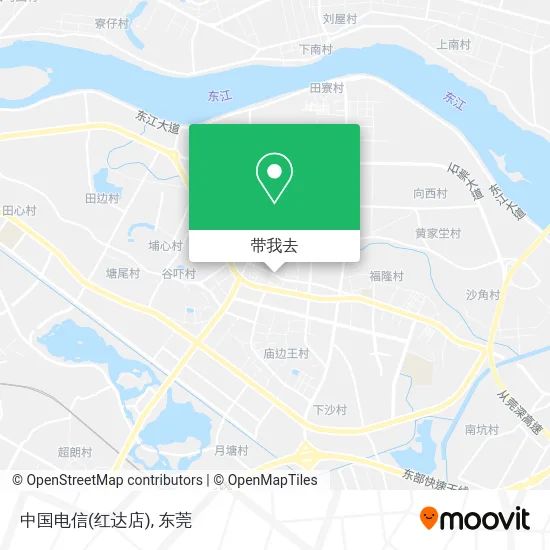 中国电信(红达店)地图