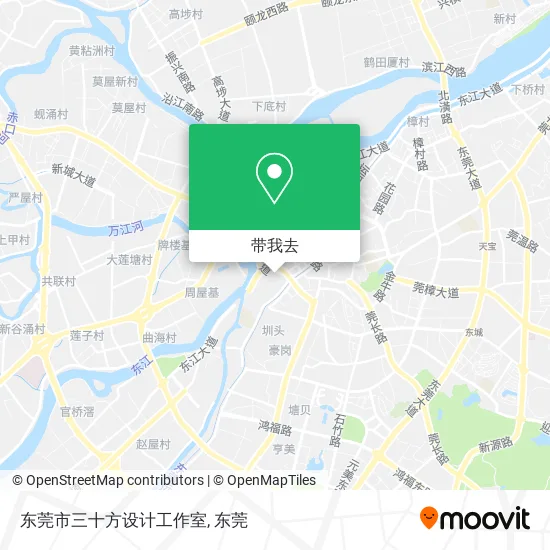 东莞市三十方设计工作室地图
