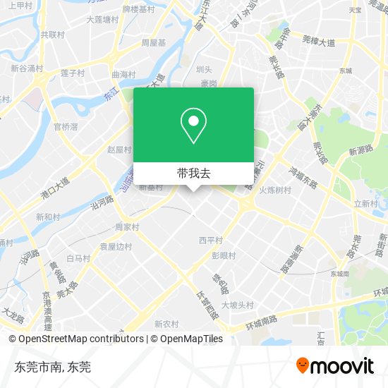 东莞市南地图