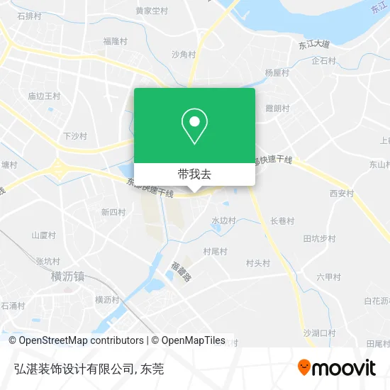弘湛装饰设计有限公司地图