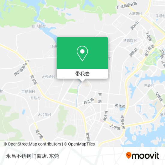 永昌不锈钢门窗店地图