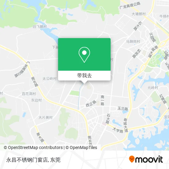 永昌不锈钢门窗店地图