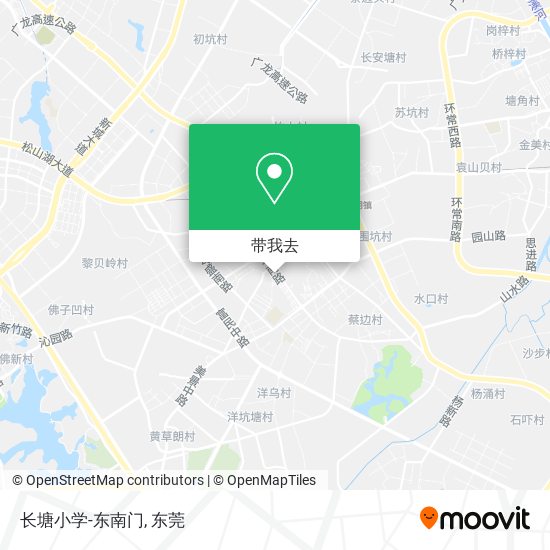 长塘小学-东南门地图