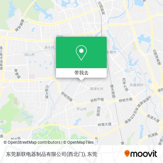 东莞新联电器制品有限公司(西北门)地图