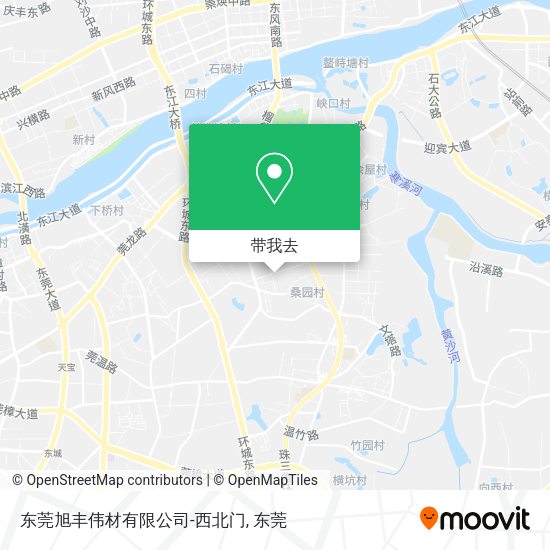 东莞旭丰伟材有限公司-西北门地图