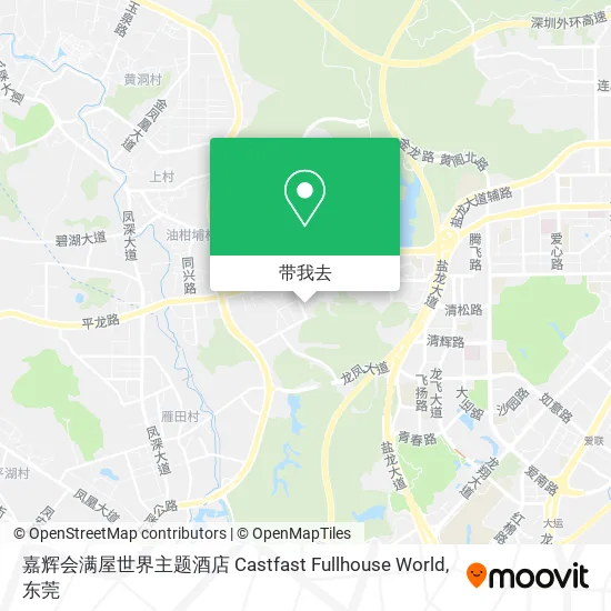 嘉辉会满屋世界主题酒店 Castfast Fullhouse World地图