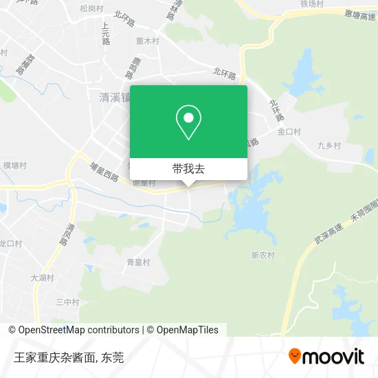王家重庆杂酱面地图