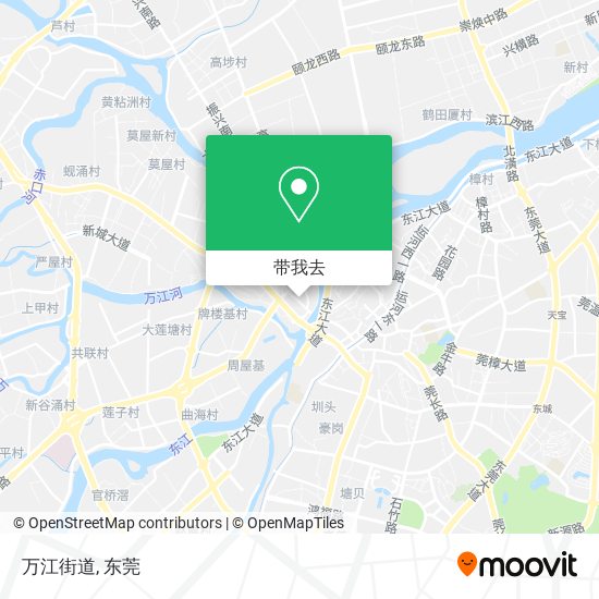 万江街道地图