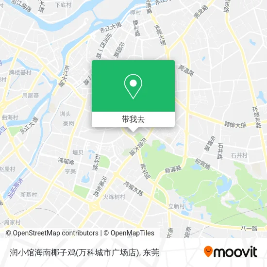 润小馆海南椰子鸡(万科城市广场店)地图