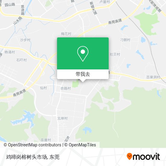 鸡啼岗榕树头市场地图