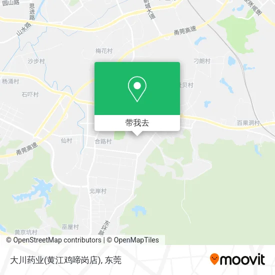 大川药业(黄江鸡啼岗店)地图
