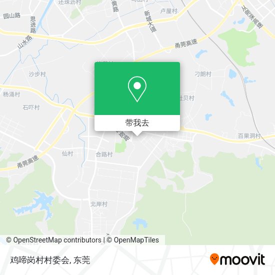 鸡啼岗村村委会地图
