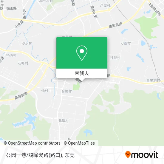 公园一巷/鸡啼岗路(路口)地图