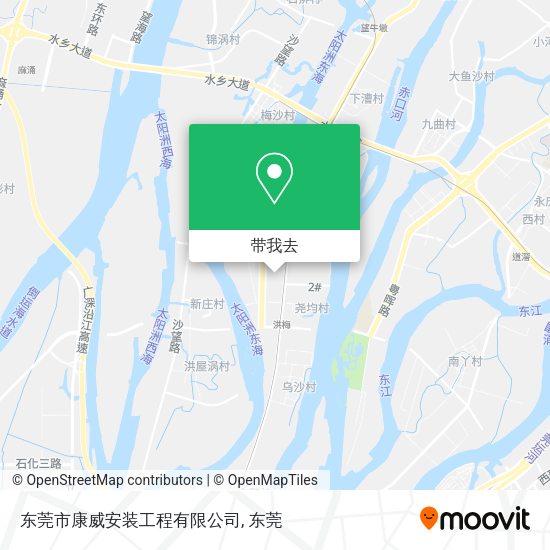 东莞市康威安装工程有限公司地图