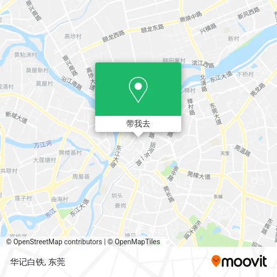 华记白铁地图