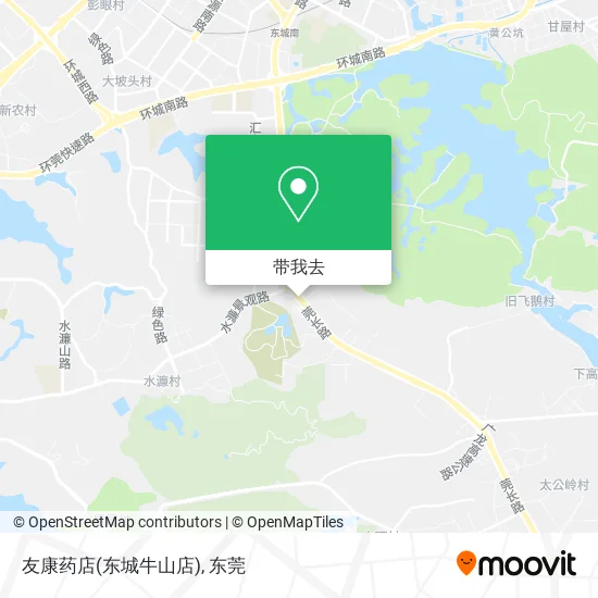 友康药店(东城牛山店)地图