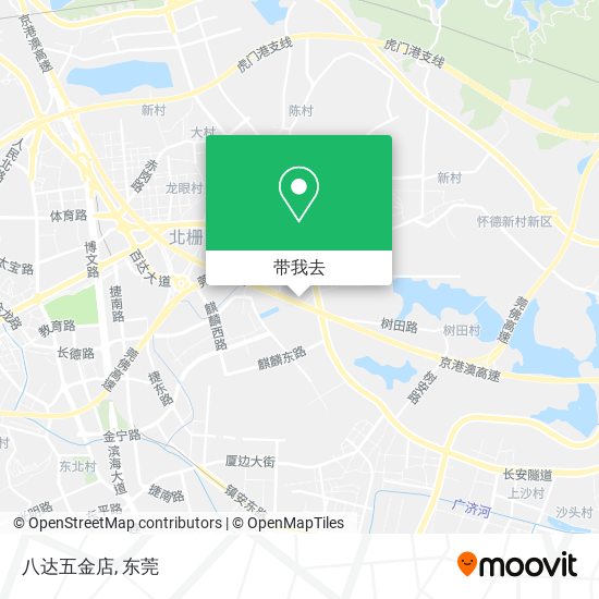 八达五金店地图