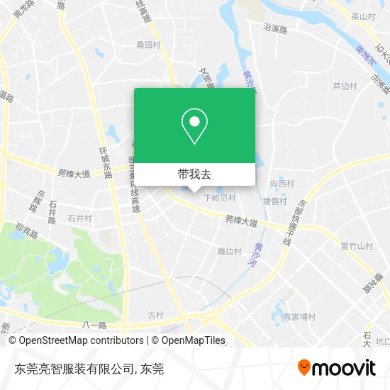 东莞亮智服装有限公司地图