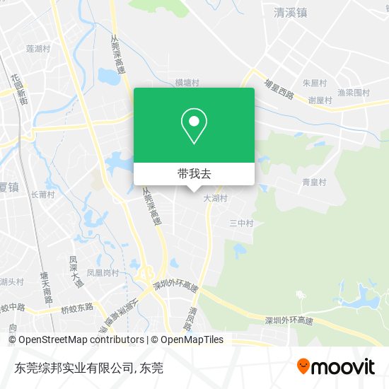 东莞综邦实业有限公司地图