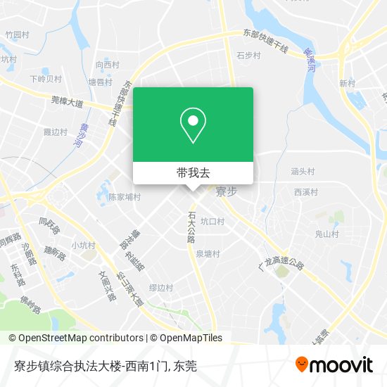 寮步镇综合执法大楼-西南1门地图