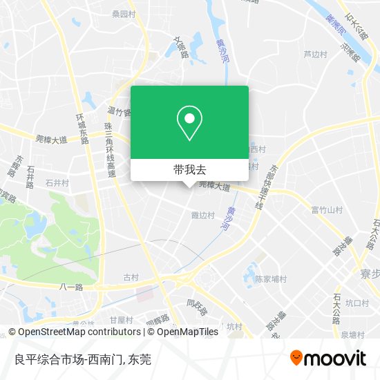 良平综合市场-西南门地图