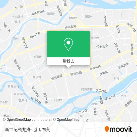 新世纪颐龙湾-北门地图