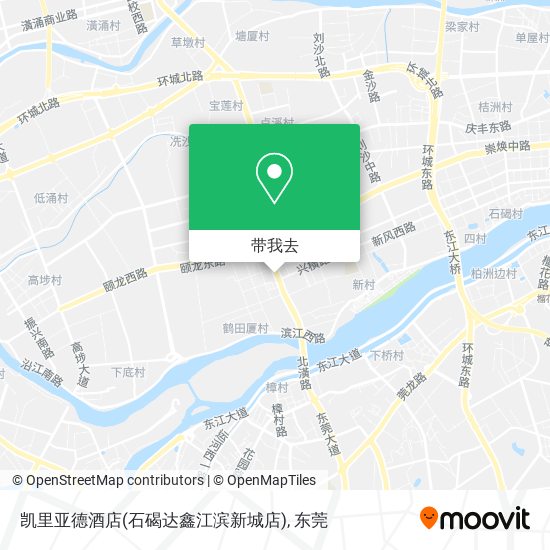 凯里亚德酒店(石碣达鑫江滨新城店)地图