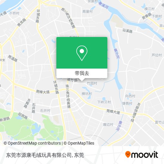 东莞市源康毛绒玩具有限公司地图