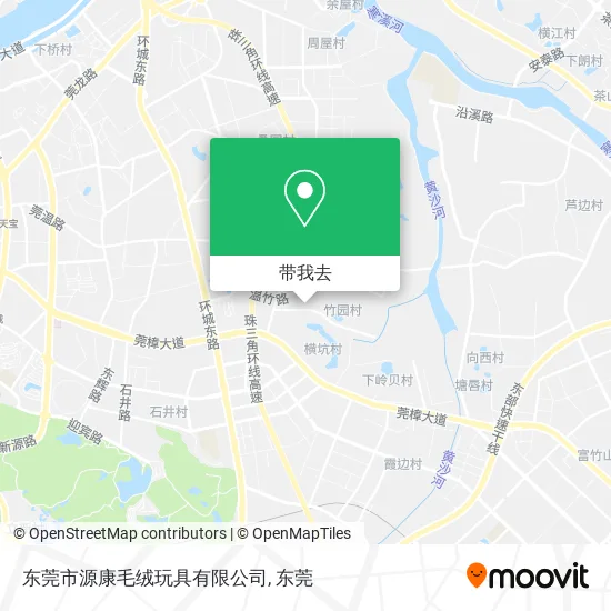 东莞市源康毛绒玩具有限公司地图