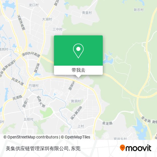 美集供应链管理深圳有限公司地图