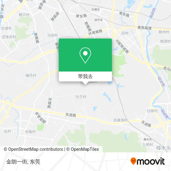 金朗一街地图