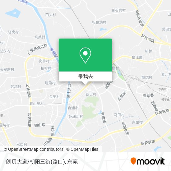 朗贝大道/朝阳三街(路口)地图