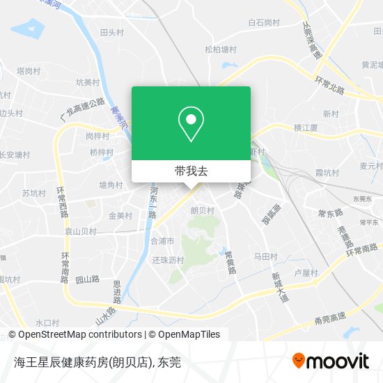 海王星辰健康药房(朗贝店)地图