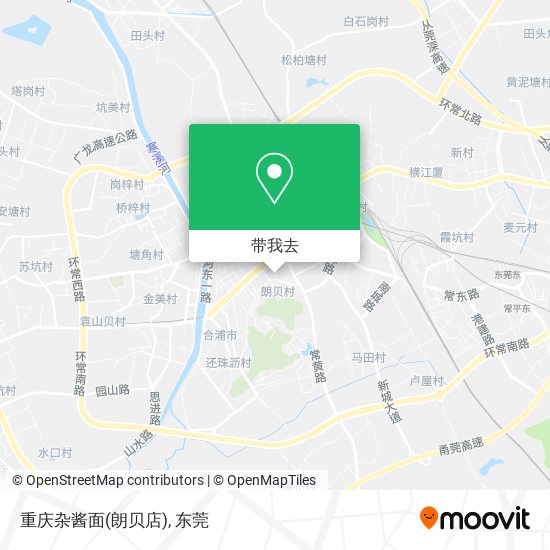 重庆杂酱面(朗贝店)地图