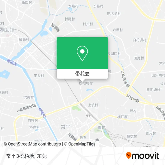 常平3松柏塘地图
