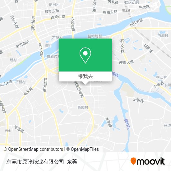 东莞市原张纸业有限公司地图