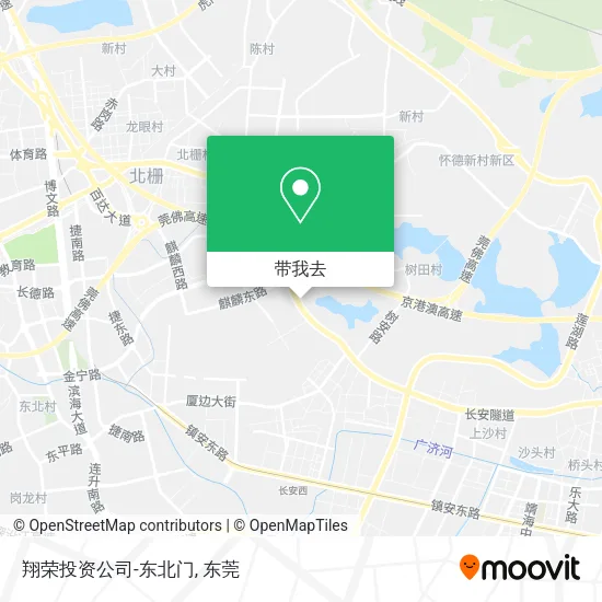 翔荣投资公司-东北门地图