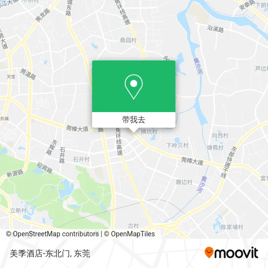 美季酒店-东北门地图