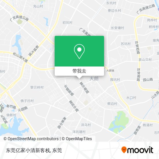 东莞亿家小清新客栈地图