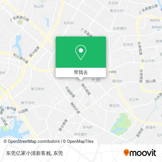 东莞亿家小清新客栈地图