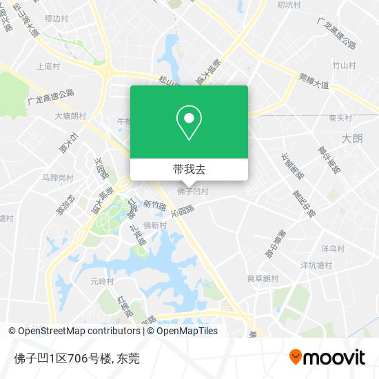佛子凹1区706号楼地图