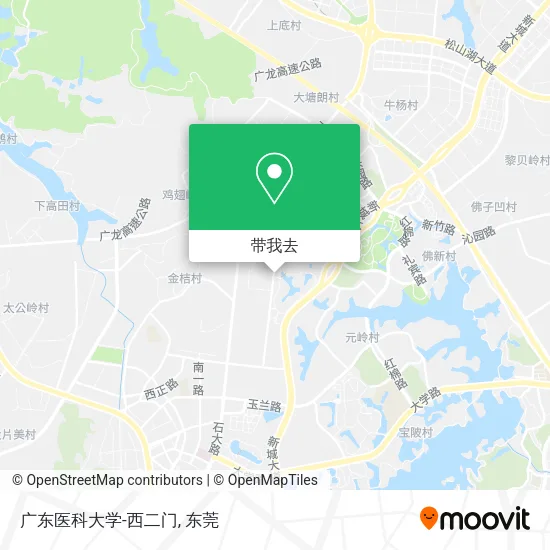 广东医科大学-西二门地图
