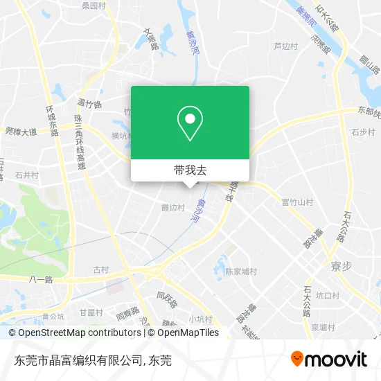 东莞市晶富编织有限公司地图
