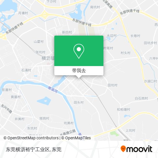 东莞横沥裕宁工业区地图