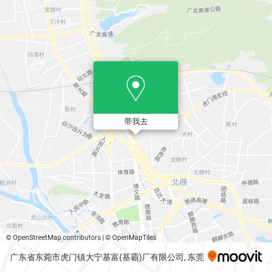 广东省东菀市虎门镇大宁基富(基霸)厂有限公司地图