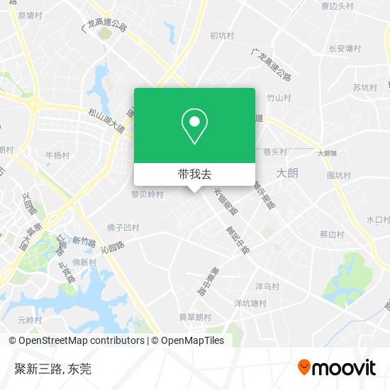 聚新三路地图