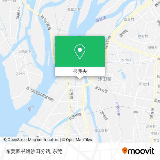 东莞图书馆沙田分馆地图