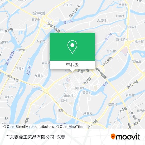 广东森鼎工艺品有限公司地图