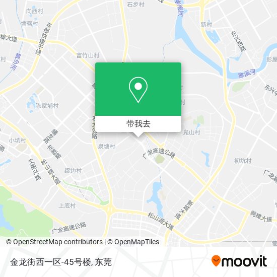 金龙街西一区-45号楼地图