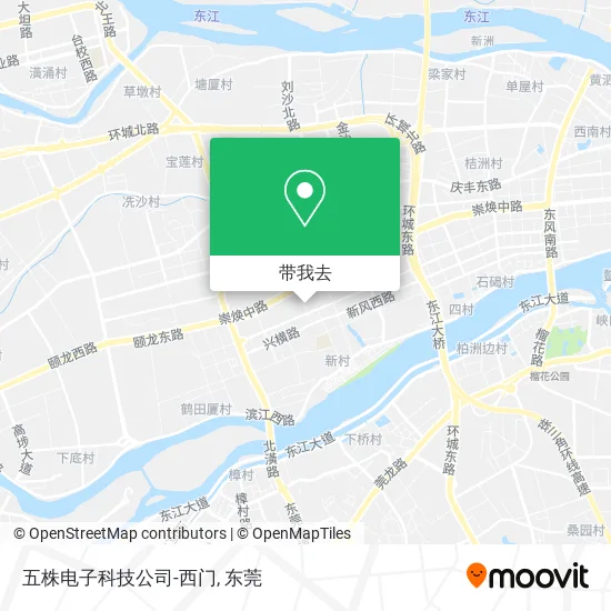 五株电子科技公司-西门地图